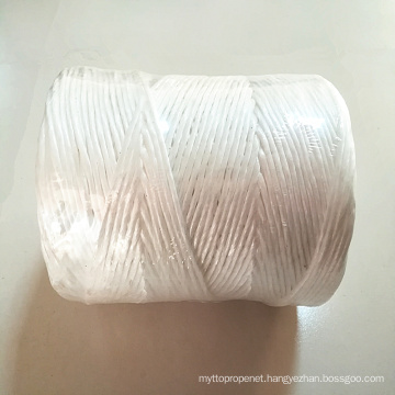 mini round baler twine packaging rope polypropylene black white